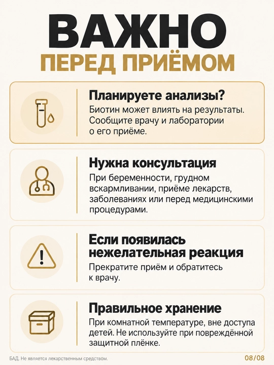 21st Century, Биотин, 110 таблеток легко проглатываемых