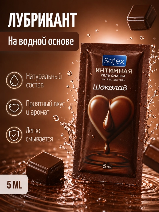 Suvga asoslangan lubrikantlar, Safex, aloe, qulupnay, banan, shokolad