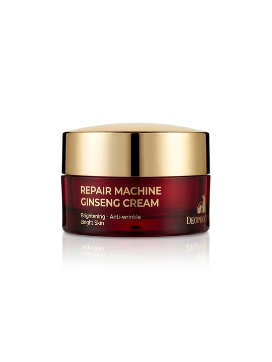 Deoproce Repair Machine Ginseng Jenshenli tiklovchi va ajinlarga qarshi yuz kremi, 100 g
