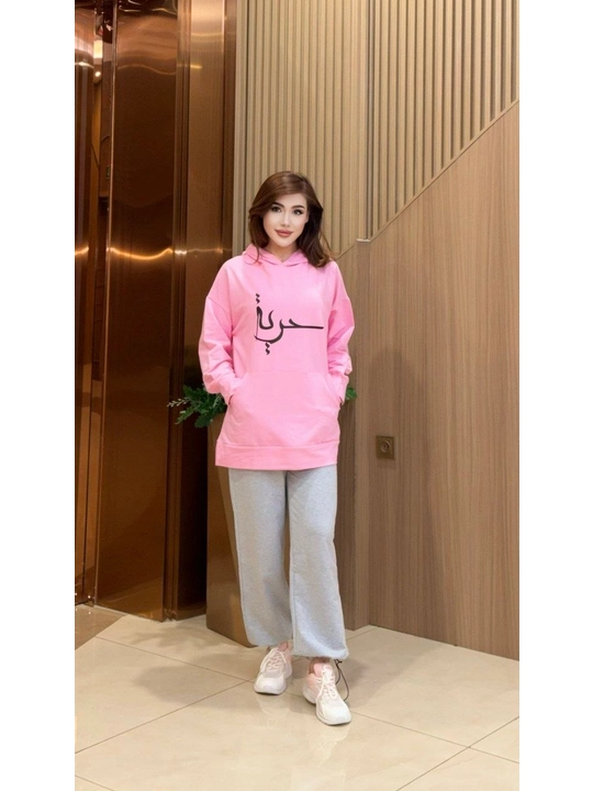 Ayollar uchun sport dvoykasi kapyushonli hudi va shim oversize uslub 46–52 gach standart