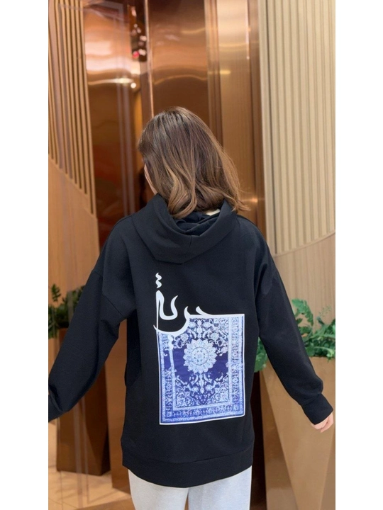Ayollar uchun sport dvoykasi kapyushonli hudi va shim oversize uslub 46–52 gach standart