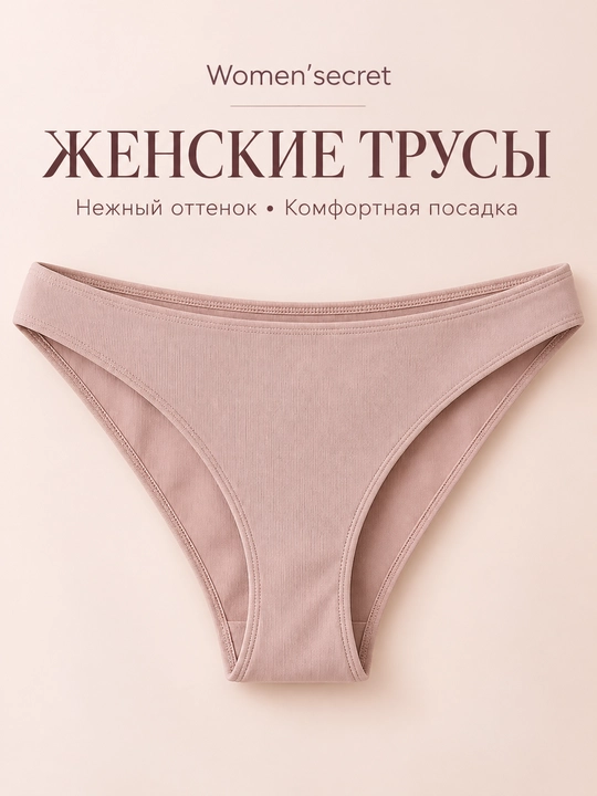 Women’secret ayollar uchun choksiz, elastik ichki trusiklar