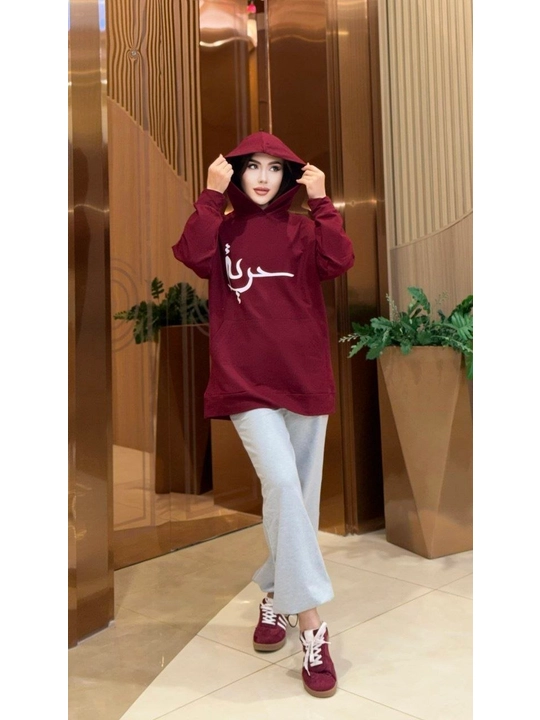 Ayollar uchun sport dvoykasi kapyushonli hudi va shim oversize uslub 46–52 gach standart