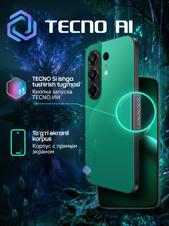 Tecno Camon 50 va 50 Pro kamerali smartfoni, 8/256 GB, AMOLED 144 Hz