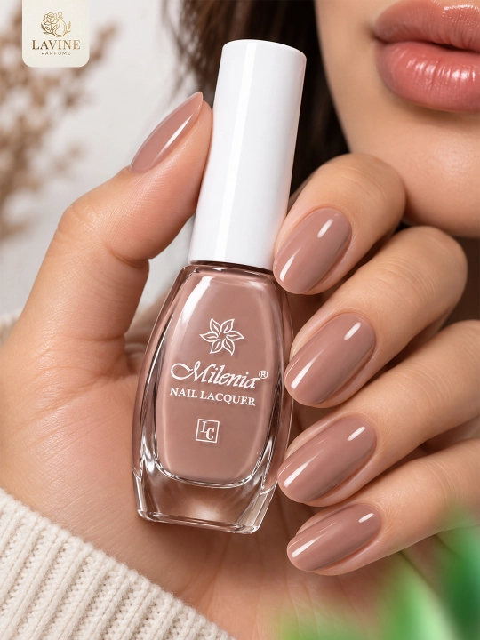 Лак для ногтей Milenia Nail Lacquer, глянцевый и стойкий блеск