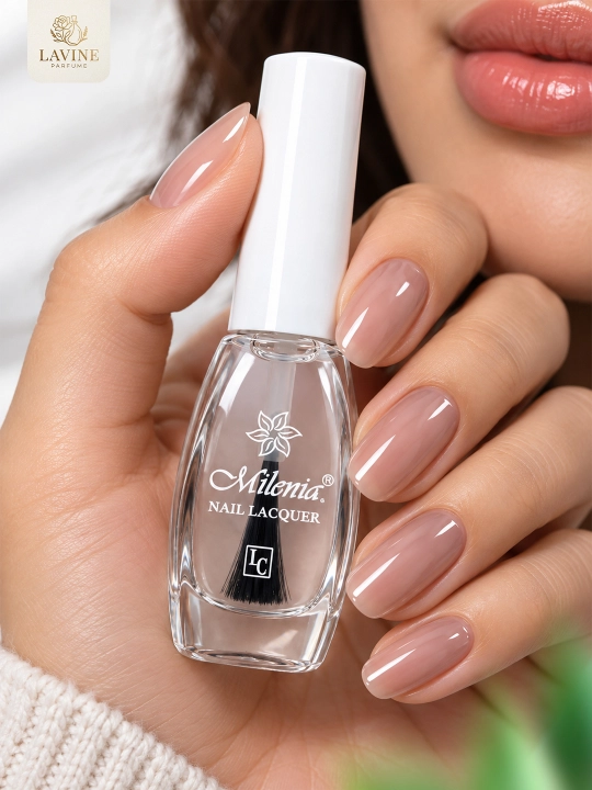 Лак для ногтей Milenia Nail Lacquer, глянцевый и стойкий блеск