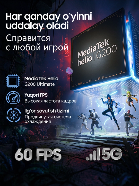 Tecno Camon 50 va 50 Pro kamerali smartfoni, 8/256 GB, AMOLED 144 Hz