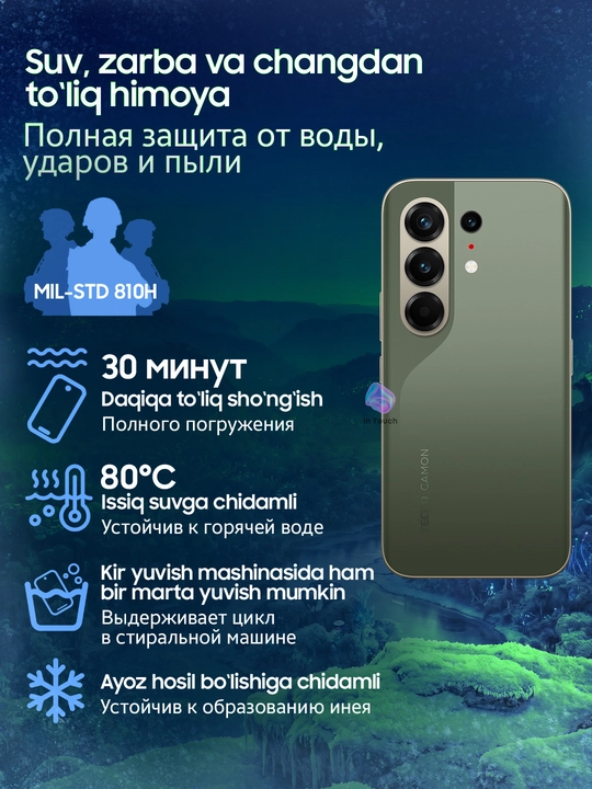 Tecno Camon 50 va 50 Pro kamerali smartfoni, 8/256 GB, AMOLED 144 Hz