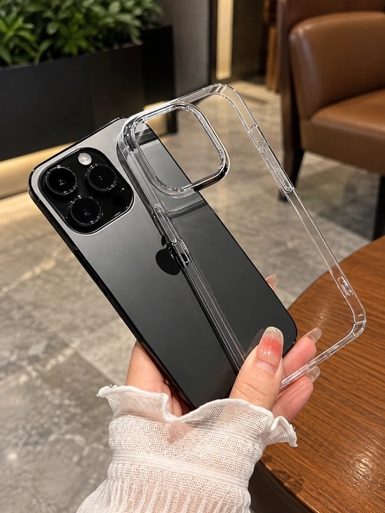 IPhone uchun shaffof chexol, tiniq silikon g‘ilof, telefon himoyasi