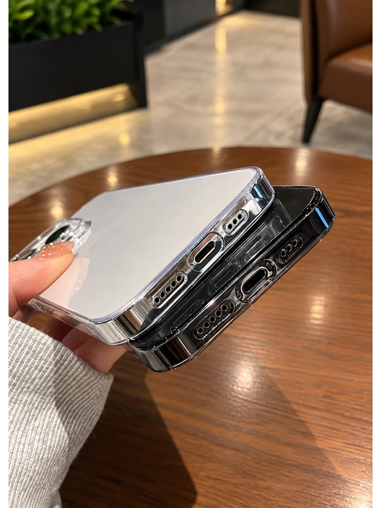 IPhone uchun shaffof chexol, tiniq silikon g‘ilof, telefon himoyasi