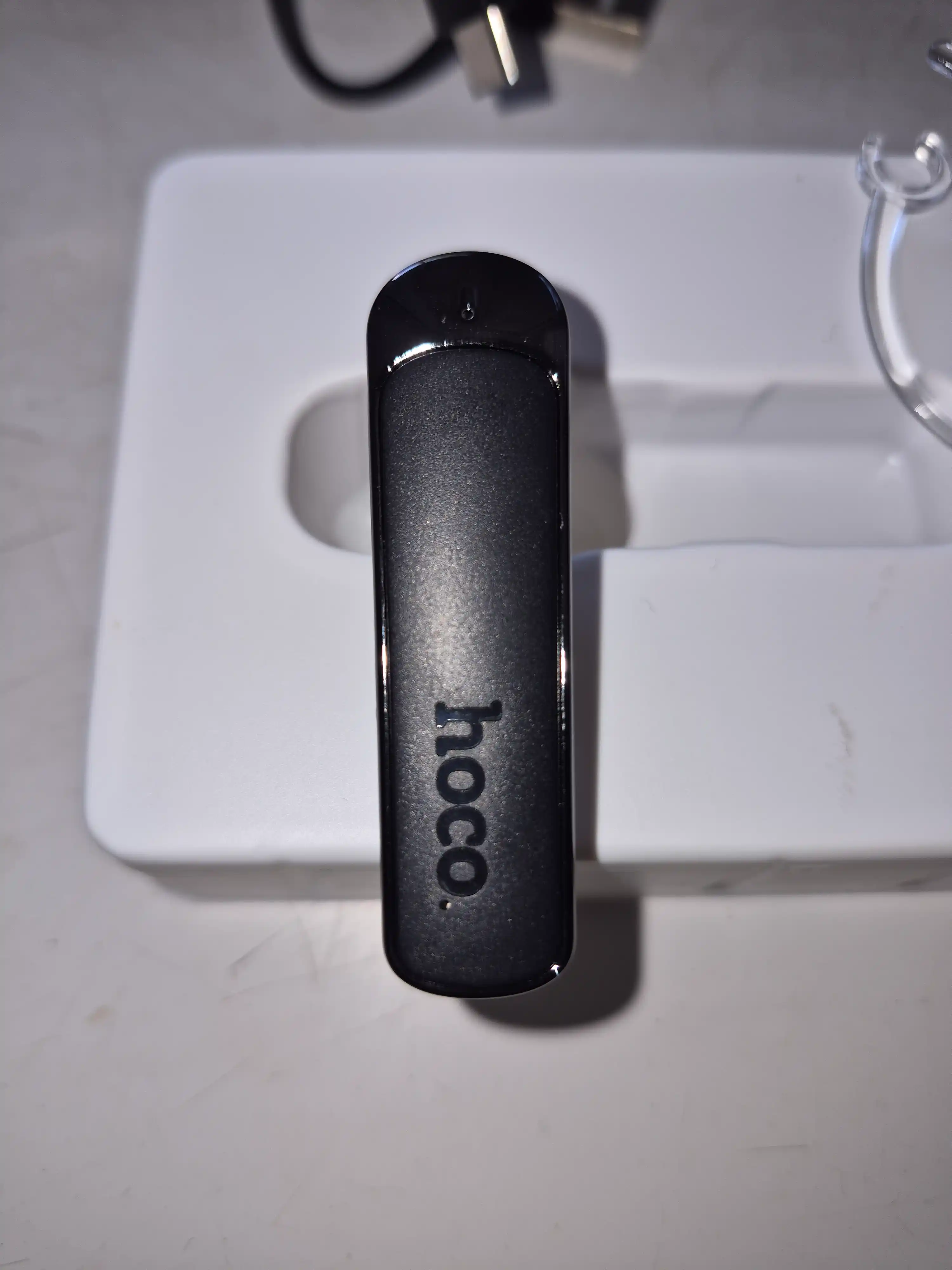 Bluetooth гарнитура Hoco E201 Exceed моно наушник с микрофоном ENC для водителей