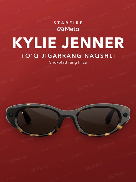 Трендовые современные умные очки от Kylie Meta, 3в1: очки, наушники и камера для девушек