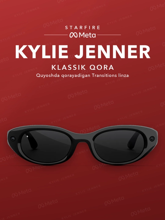 Трендовые современные умные очки от Kylie Meta, 3в1: очки, наушники и камера для девушек - 