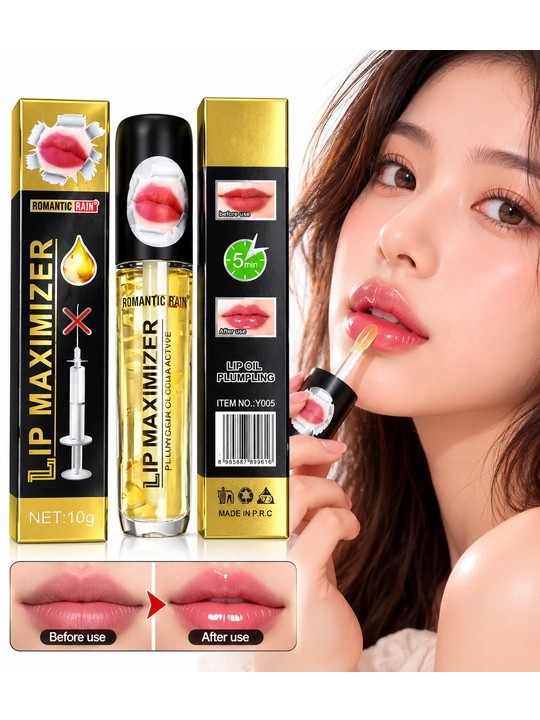 Romantic Rain Lip Maximizer, тинт-блеск для губ с ботокс-эффектом, придающий объём, 10 г