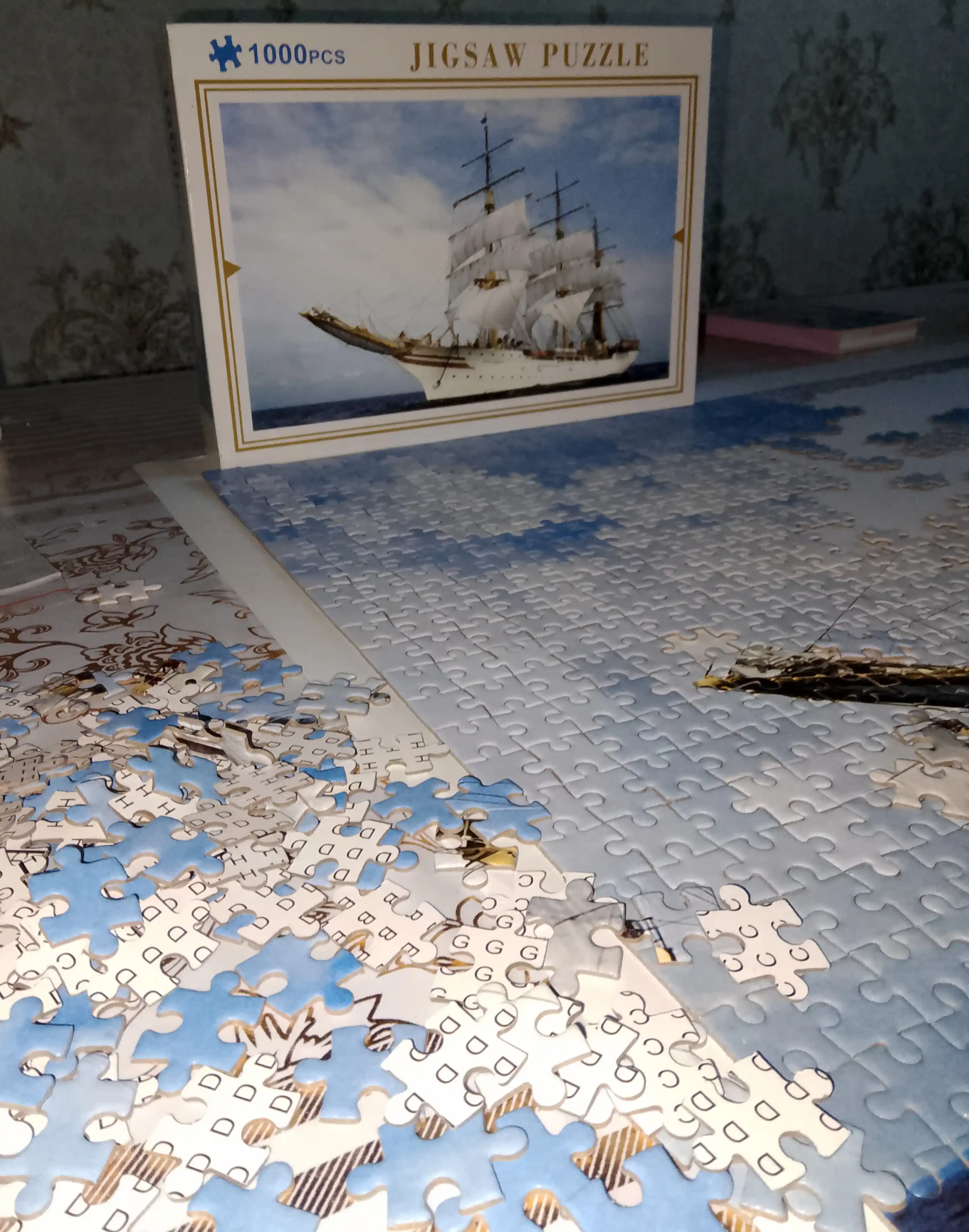 Jigsaw Puzzle пазл 1000 деталей, 50x75 см, для детей и взрослых