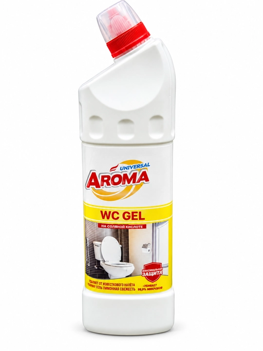 AROMA Universal WC Gel — чистящий гель для унитаза с ароматом лимона, 1000 г
