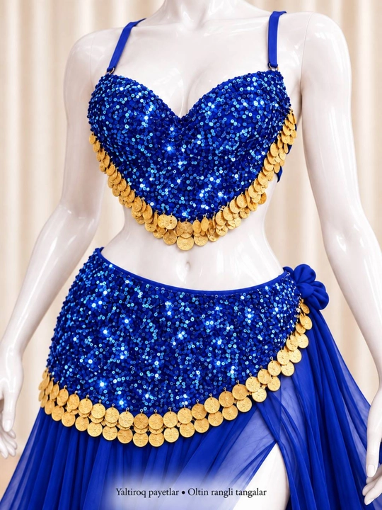 Arabcha raqs libosi, belly dance kostyumi, tangachali, byustgalter 75–100