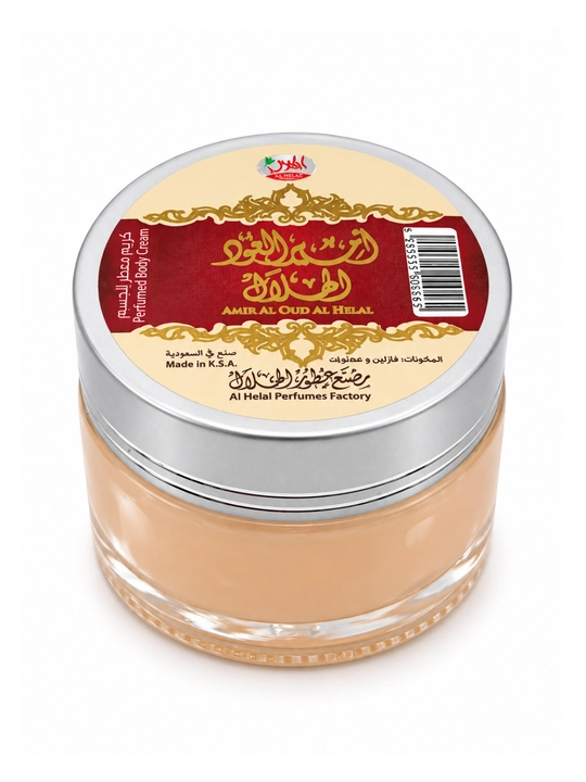 Al-Helal Amir Al Oud — ud iforli parfyumlangan tana kremi, 25 g