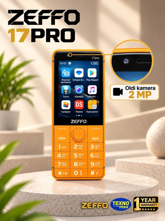 Zeffo 17PRO. 2+16 GB. Play Market, Telegram, Instagram, YouTube Rasmiy do‘kon