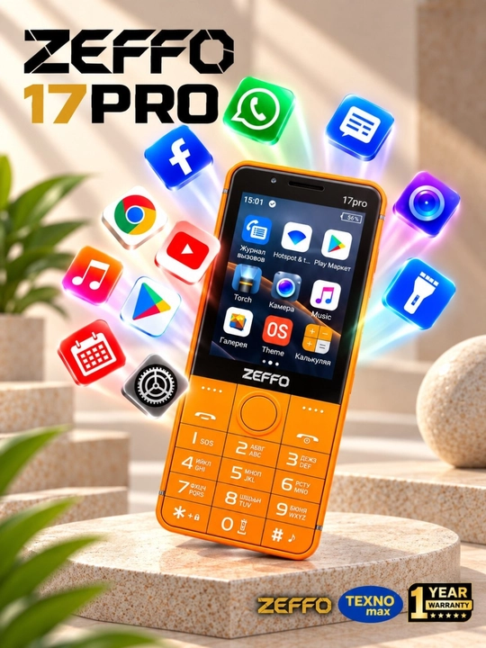 Zeffo 17PRO. 2+16 GB. Play Market, Telegram, Instagram, YouTube Rasmiy do‘kon
