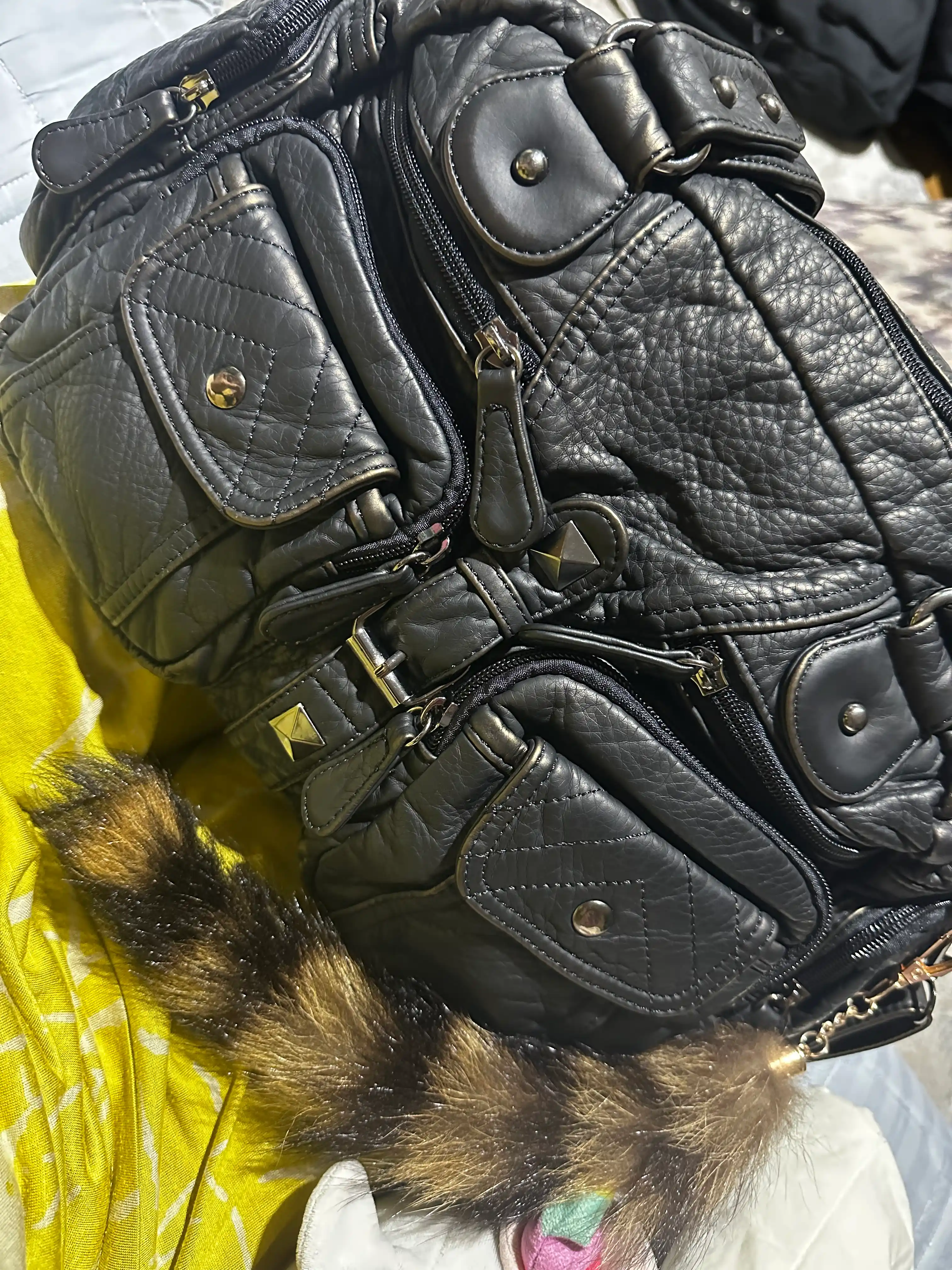 MIYO Ayollar uchun Y2K uslubidagi eko-teri sumka, yelkama va crossbody modeli