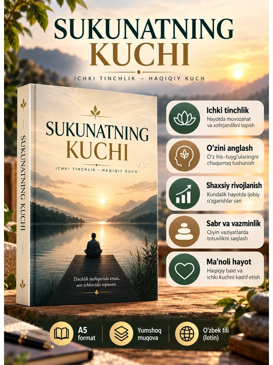 Sukunatning kuchi, ichki tinchlik, o‘zini anglash va shaxsiy rivojlanish