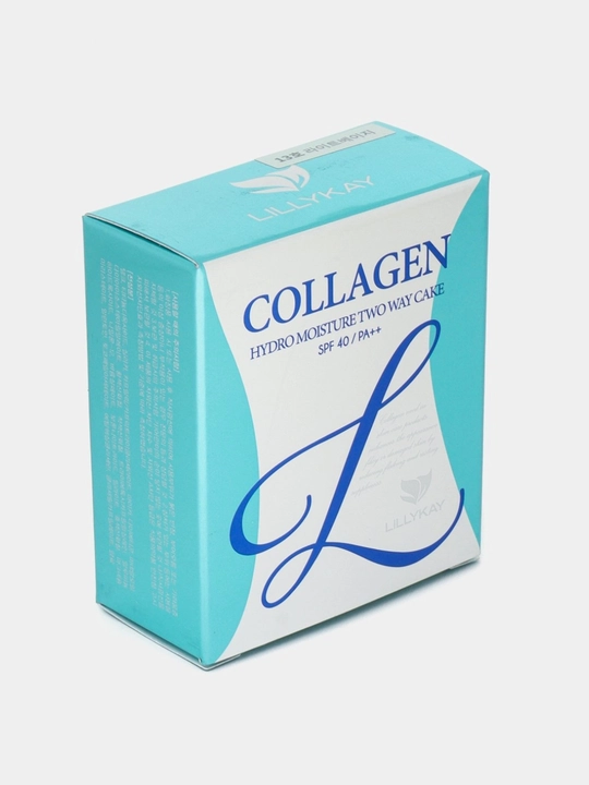 Lillykay Collagen Hydro Moisture Two Way Cake namlovchi kukunli SPF40/ton 13