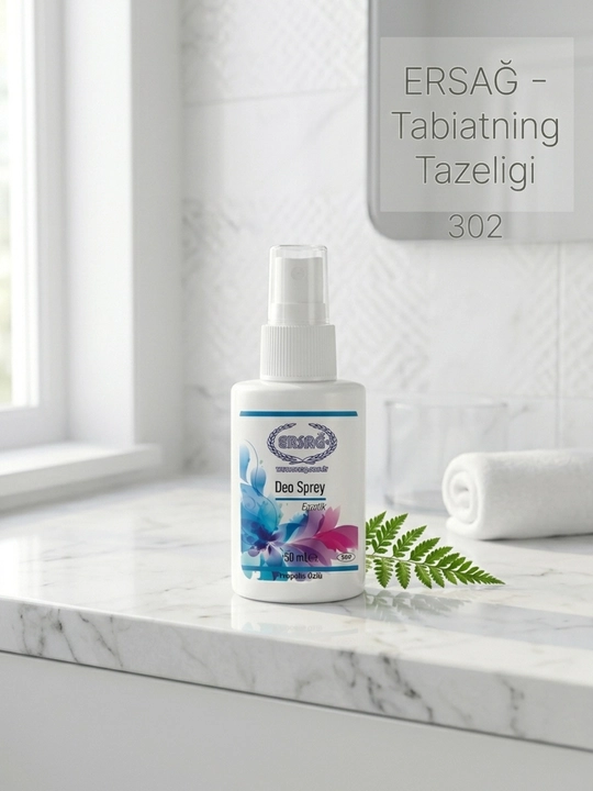 Ersag Deo Sprey Egzotik 50ml propolisli ter va hidga qarshi ayollar va erkaklar uchun