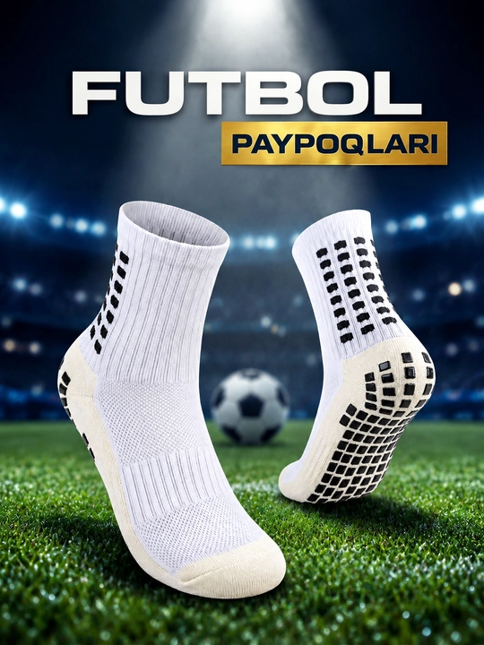 Futbol getralari va sirpanmaydigan paypoqlar, butsa uchun uzun sport paypoqlari - 