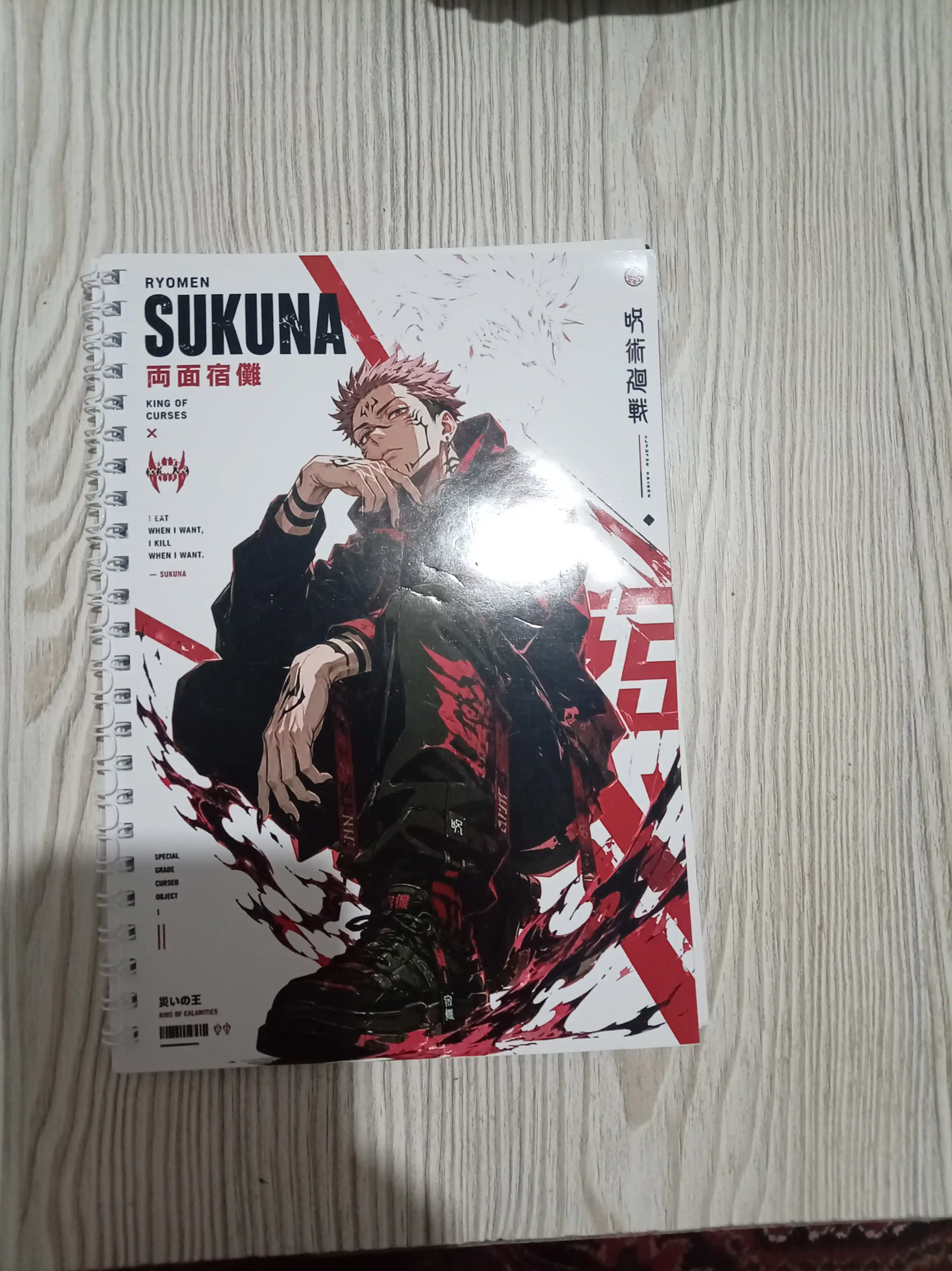 Anime Dizayinida Bloknot va Planner 2 tasi 1 da - 30 varaqli, 2 bo'limli