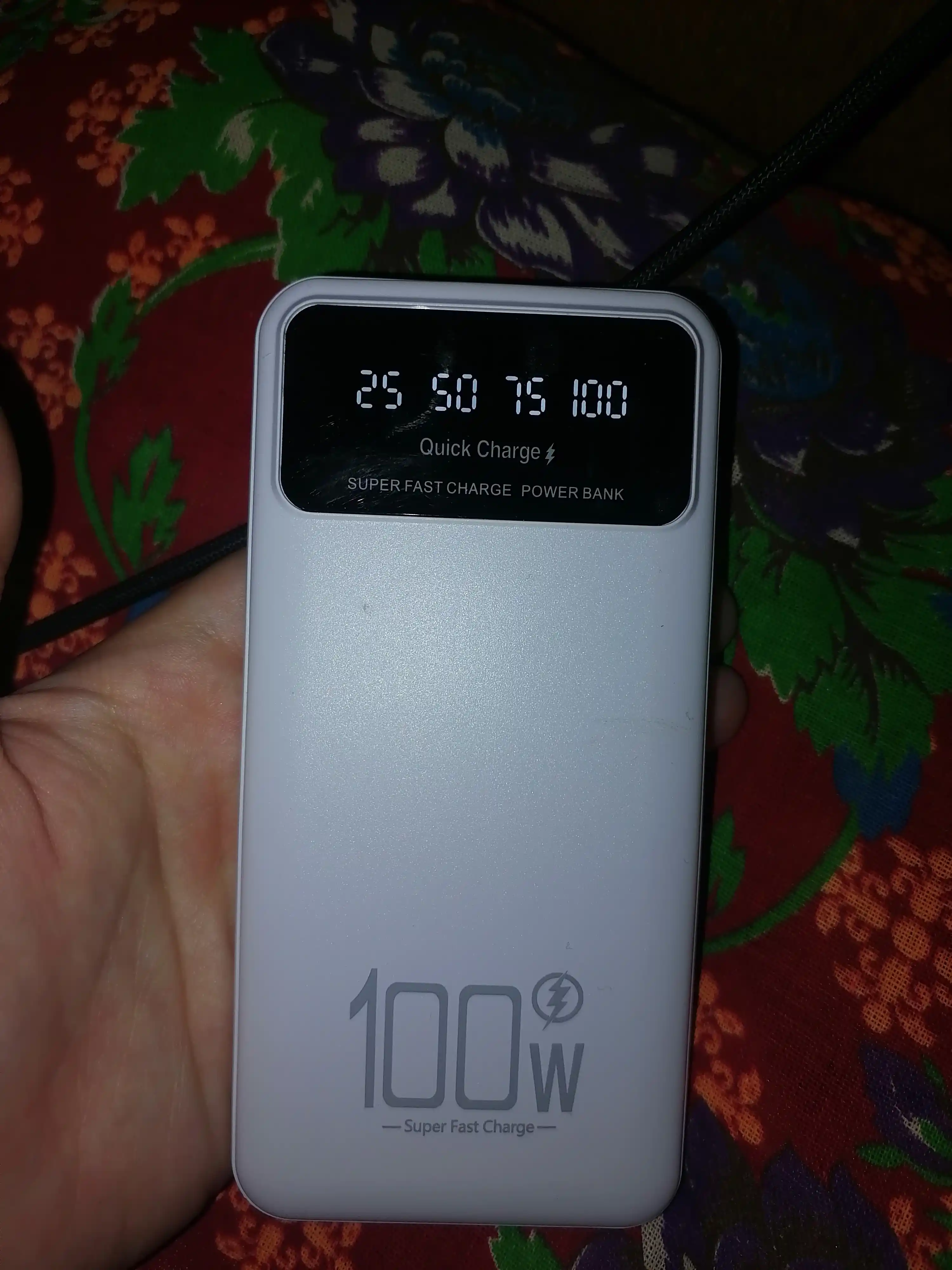 Tashqi akkumulyator, 20000mA 22.5W tezkor quvvat 100%