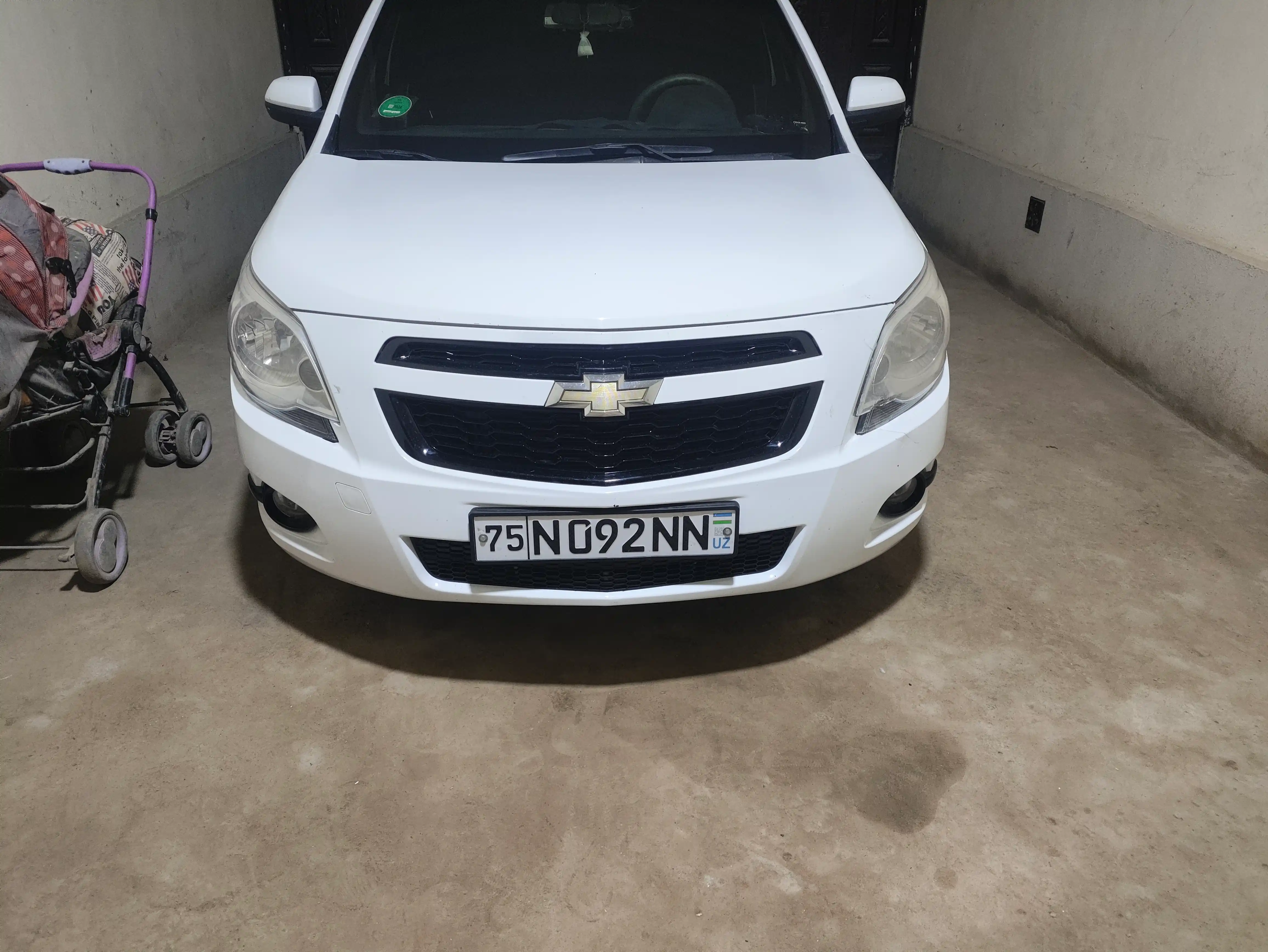 Решетка радиатора "Black Piano" (глянцевая черная) для Chevrolet Cobalt