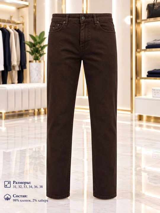 Erkaklar jinsi shim Adam Jean, klassik model, 98% paxta, 2% laykra