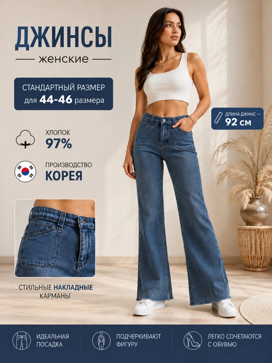 Qisqa bo‘yli ayollar jinsi shimlari, Koreya - 