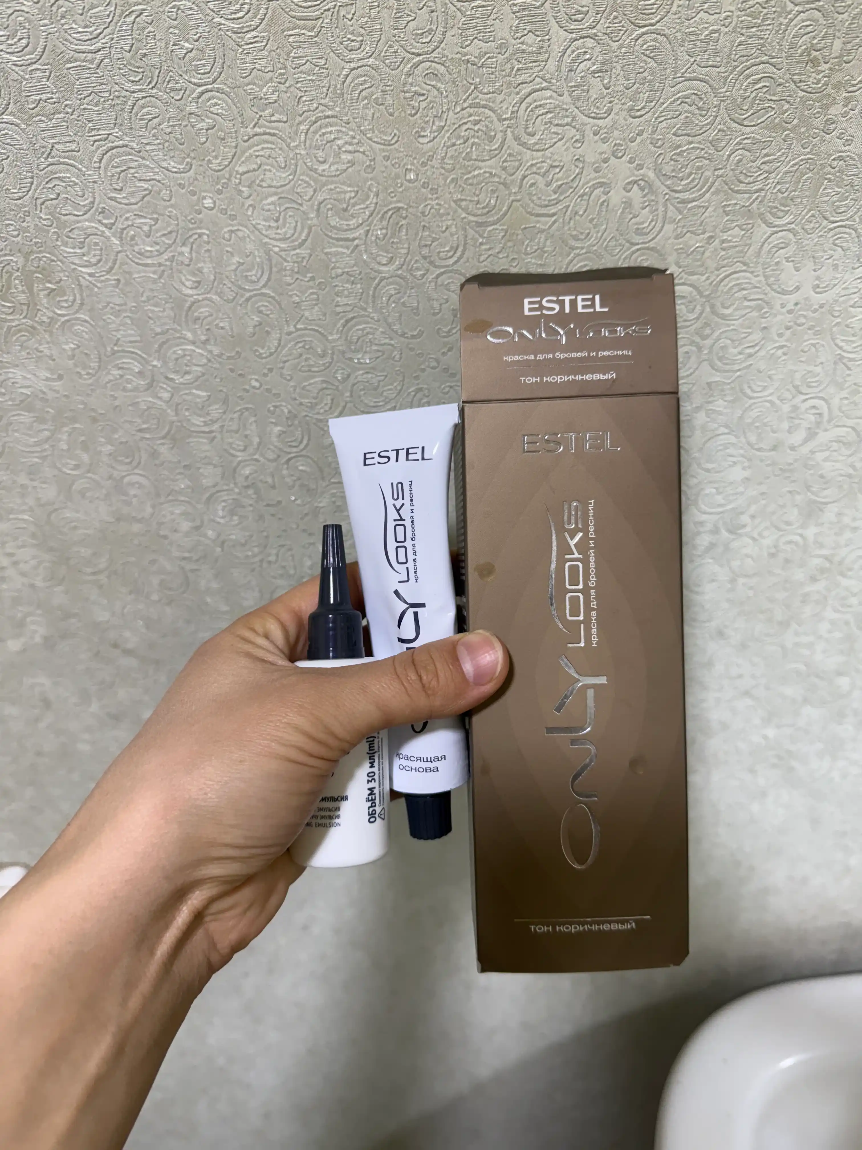 Краска для бровей Estel Only Looks, коричневая