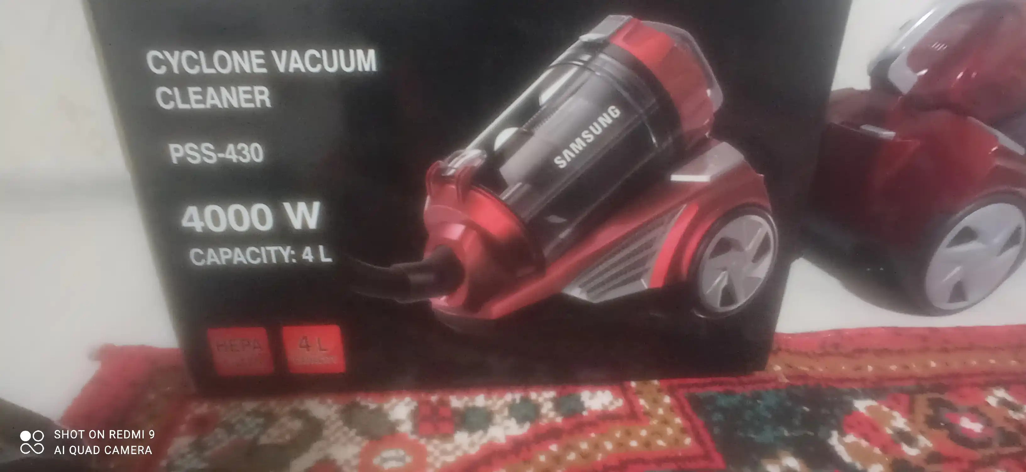 Changyutgich Samsung Vacuum Cleaner PSS-430 quvvatli 4000W hajmi 4 litr, HEPA filtr
