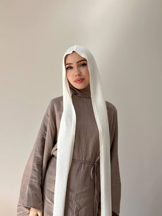 Safiya ayollar hijob ro‘moli – nafis yaltiroq tolali, uzun trikotaj sharf - 