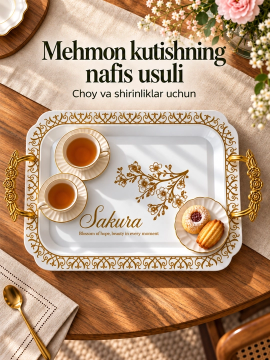 Поднос для фруктов и сладостей, декоративный кухонный поднос