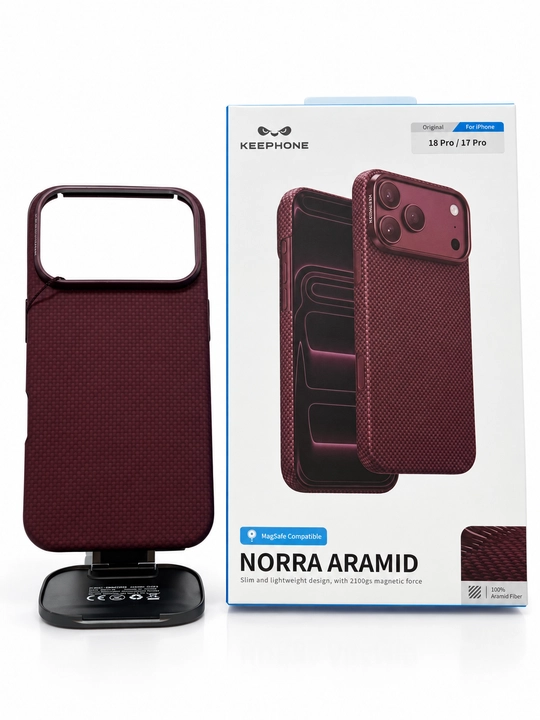 Чехол Keephone MC-0209 Norra Aramid MagSafe для iPhone 17/18 Pro