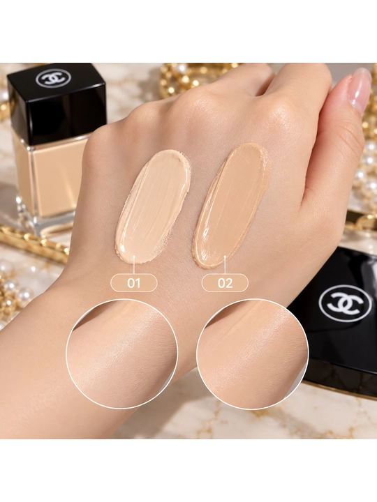 Набор косметики CHANEL 6 в 1, тональный крем, пудра, тушь и уход за лицом