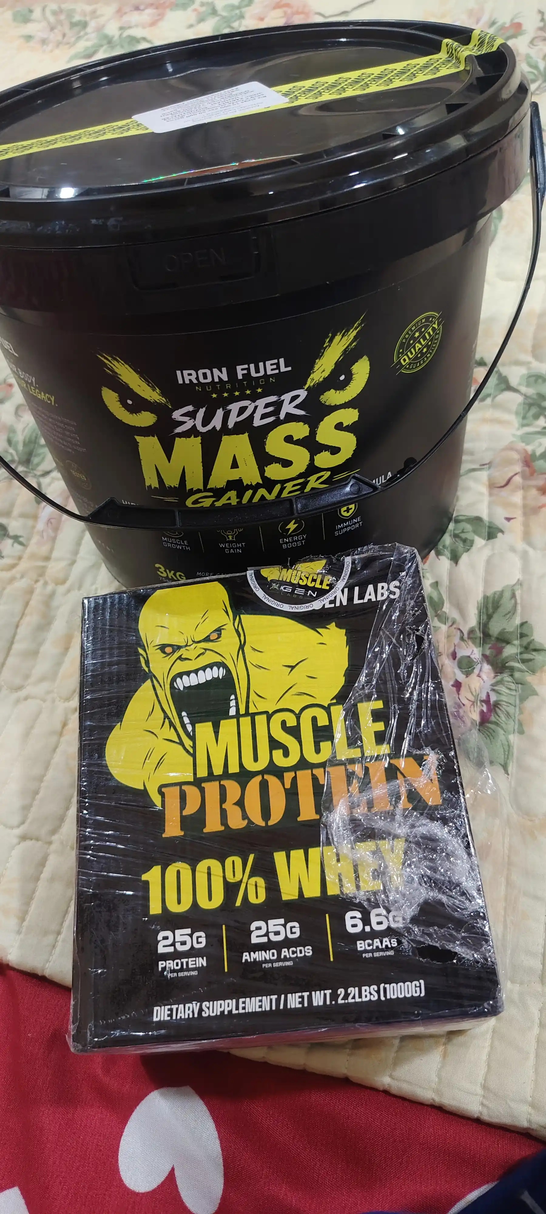 Протеин MUSCLE WHEY 100% PROTEIN, 1-3-7 kg