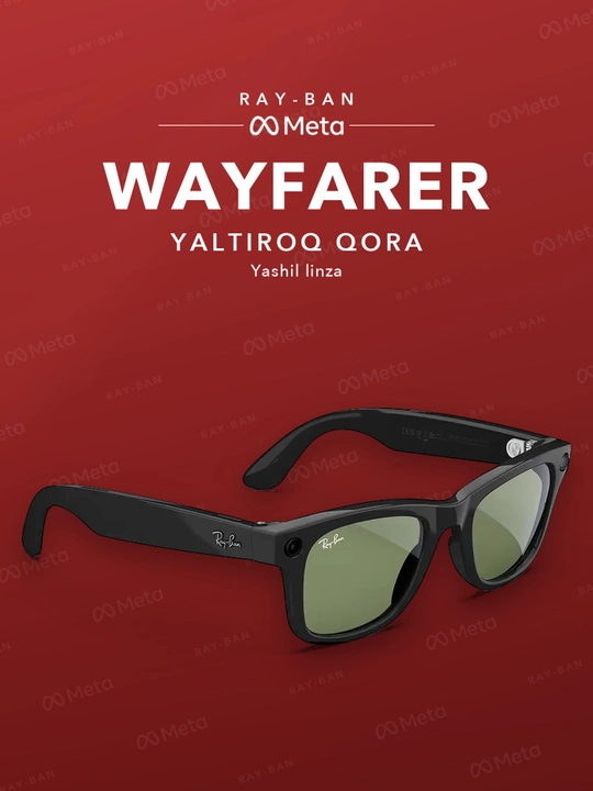 Ray-Ban Meta Gen 2 Wayfarer — умные очки второго поколения (разные цвета и линзы)