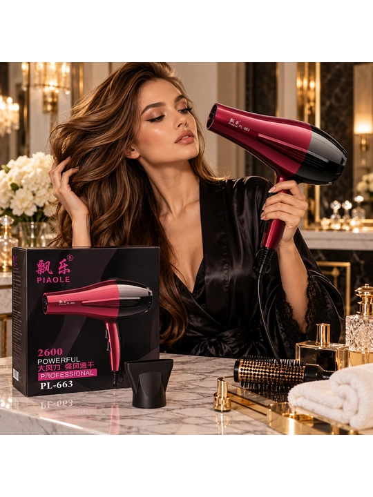 PIAOLE PL-663 — soch quritish va turmaklash uchun professional fen