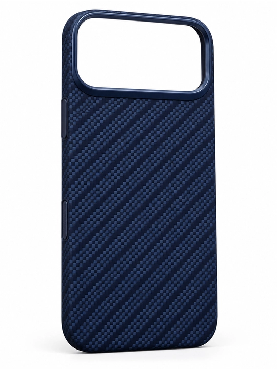 Чехол Keephone Kevlar Robin MagSnap для iPhone 17/18 Pro Max, тёмно-синий