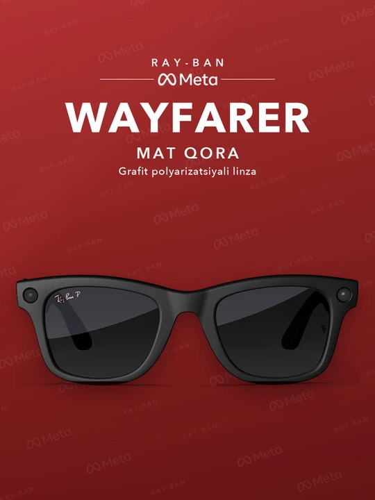 Ray-Ban Meta Gen 2 Wayfarer — умные очки второго поколения (разные цвета и линзы) - 