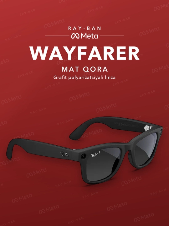 Ray-Ban Meta Gen 2 Wayfarer — умные очки второго поколения (разные цвета и линзы)