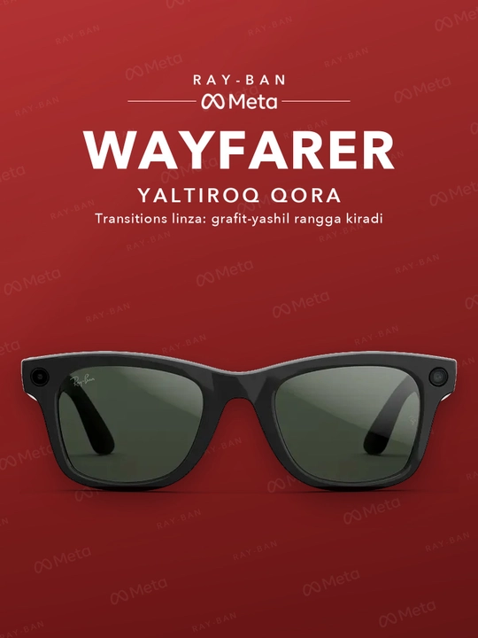 Ray-Ban Meta Gen 2 Wayfarer — умные очки второго поколения (разные цвета и линзы) - 