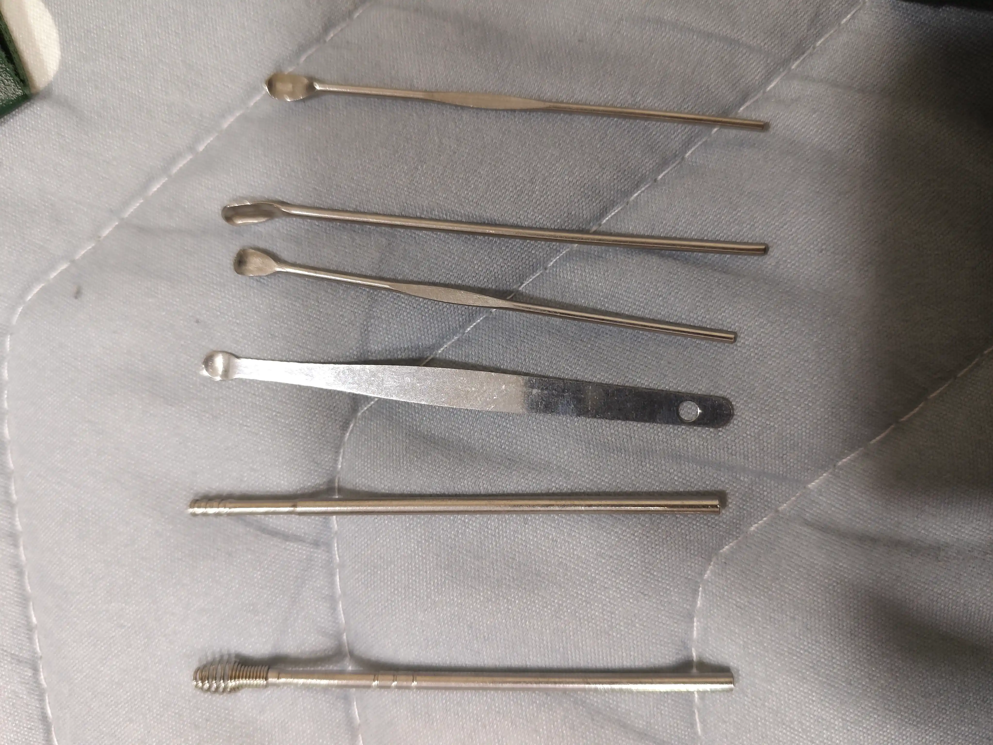 Klipper, knipser, manikyur-pedikyur nabor, 11 dona, MANICUR, g'ilofli
