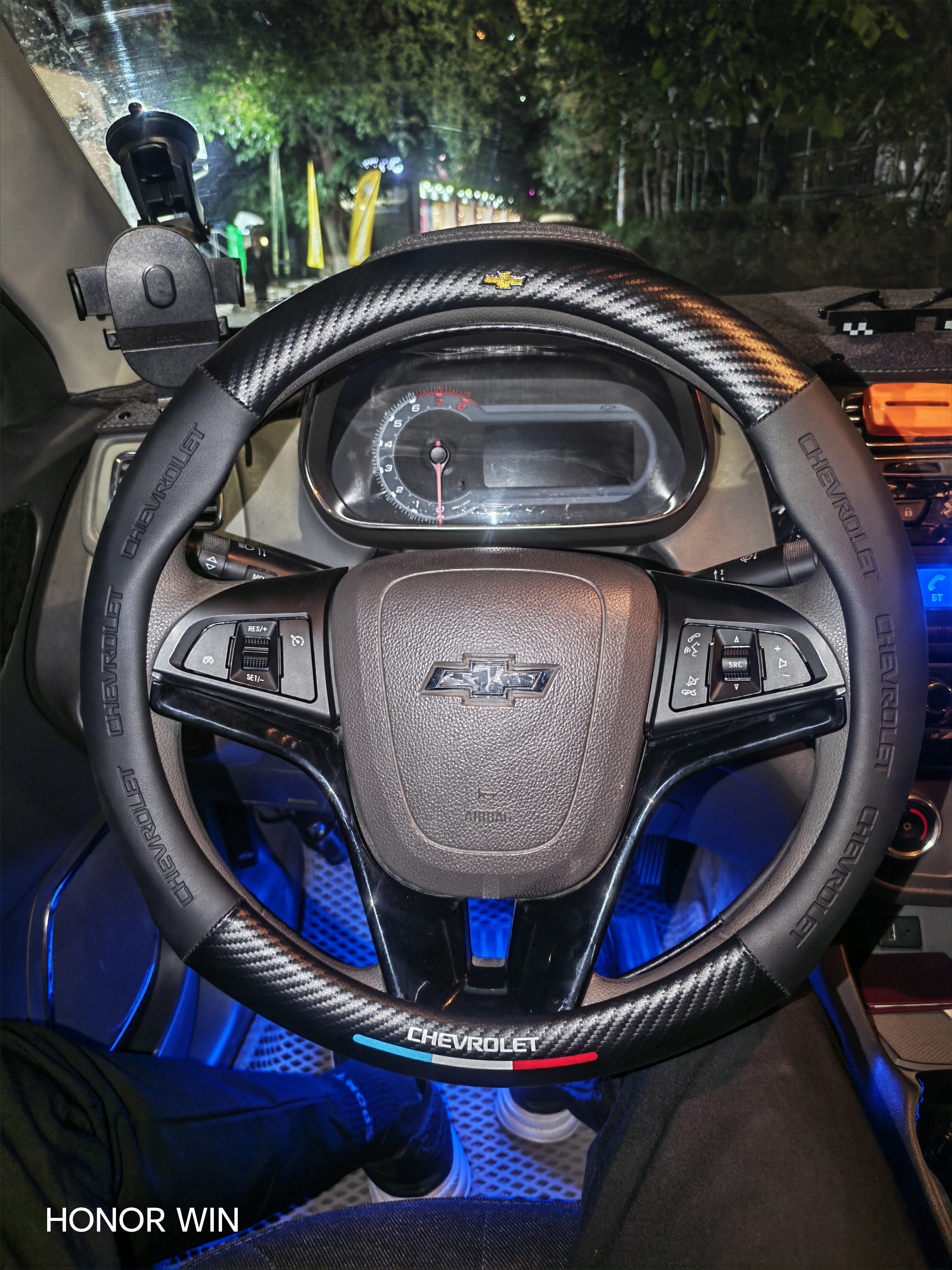Чехол на руль автомобиля, с логотипом Chevrolet и без логотипа, карбон