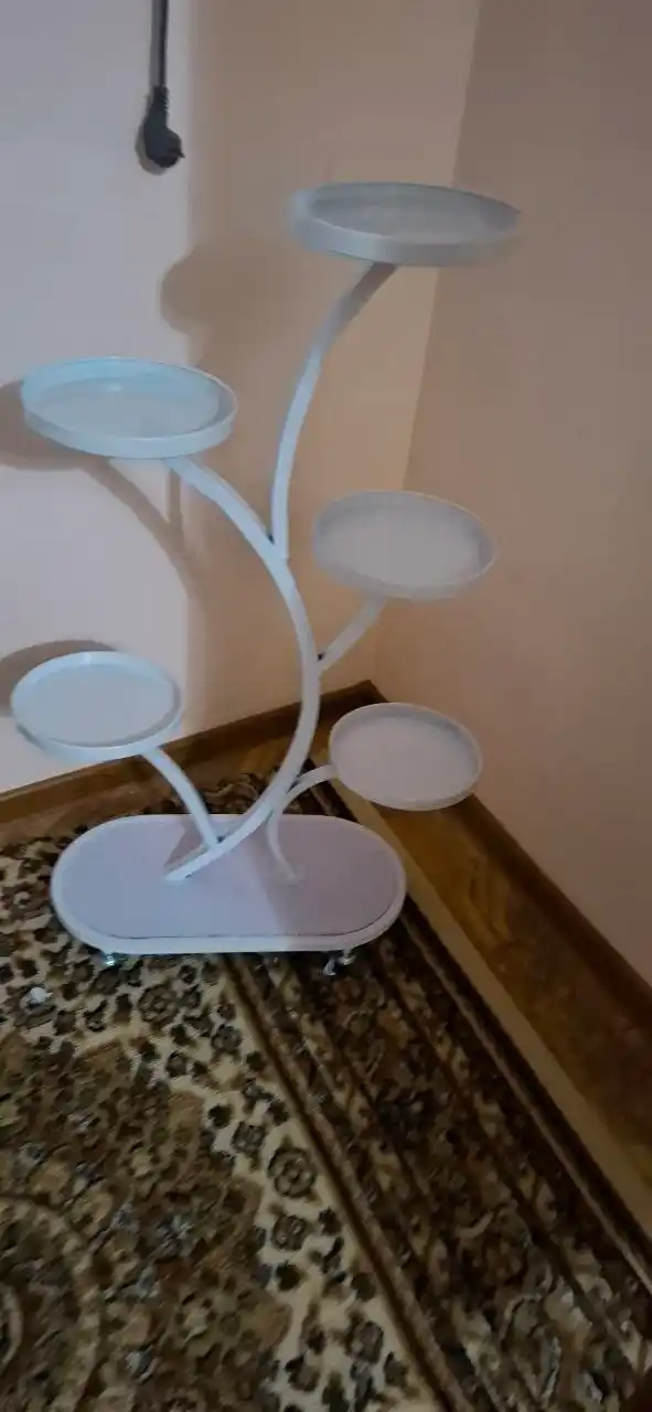 Подставка для цветов многоярусная, полка для растений и декора, стойка для дома, стеллаж
